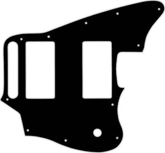 WD Custom Pickguard For Fender Blacktop Jaguar #29 Matte Black