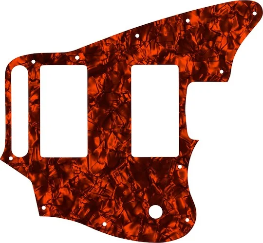 WD Custom Pickguard For Fender Blacktop Jaguar #28OP Orange Pearl/Black/White/Black