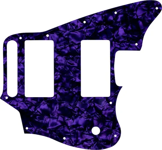 WD Custom Pickguard For Fender Blacktop Jaguar #28PR Purple Pearl
