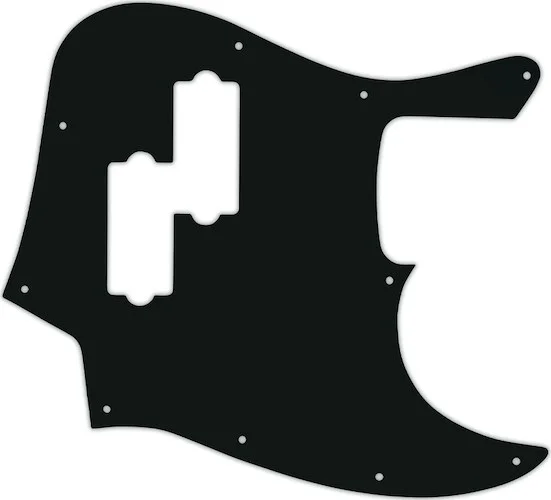 WD Custom Pickguard For Fender Blacktop Jazz Bass #01A Black Acrylic