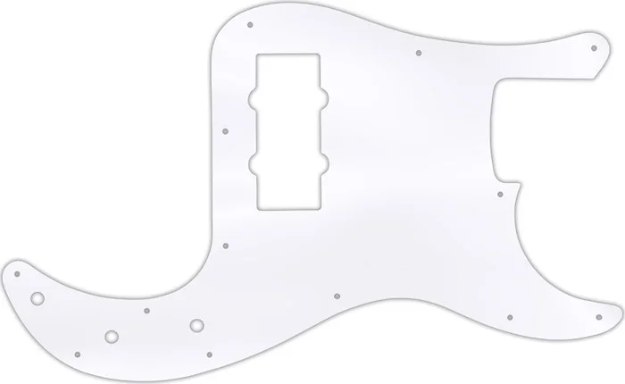 WD Custom Pickguard For Fender Blacktop Precision Bass #45 Clear Acrylic