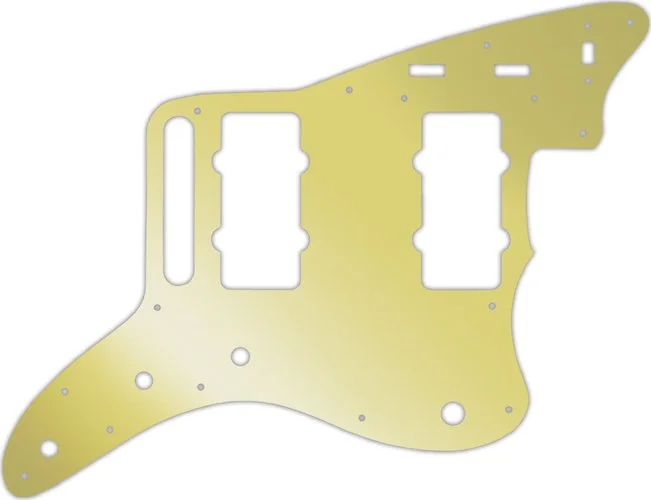 WD Custom Pickguard For Fender Classic Player Jazzmaster Special #10GD Gold Mirror
