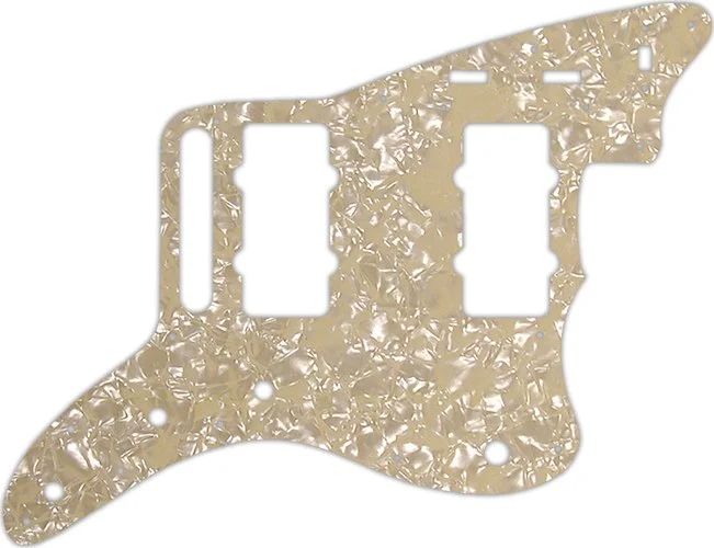 WD Custom Pickguard For Fender Classic Player Jazzmaster Special #28C Cream Pearl/Cream/Black/Cream