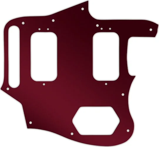 WD Custom Pickguard For Fender Classic Player Jaguar Special HH #10R Red Mirror