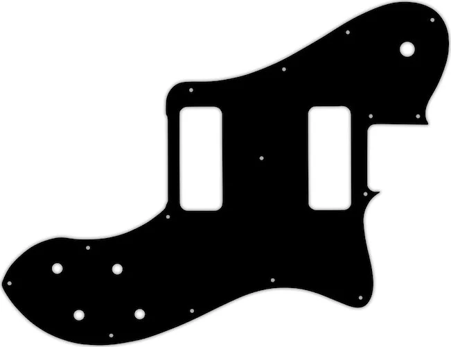 WD Custom Pickguard For Fender Classic Player Telecaster Deluxe Black Dove #01 Black
