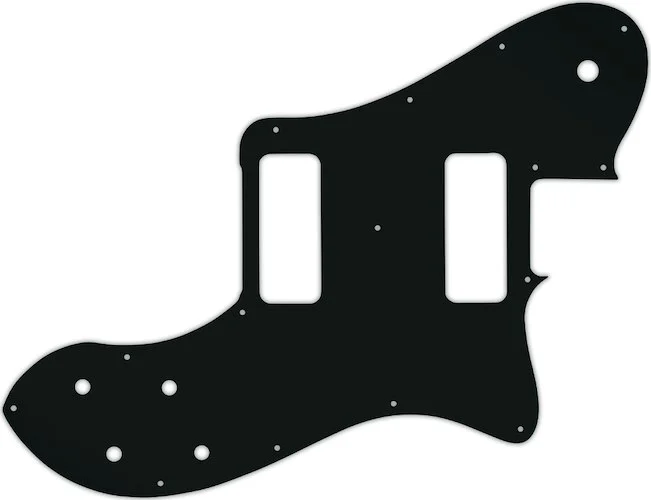 WD Custom Pickguard For Fender Classic Player Telecaster Deluxe Black Dove #01A Black Acrylic