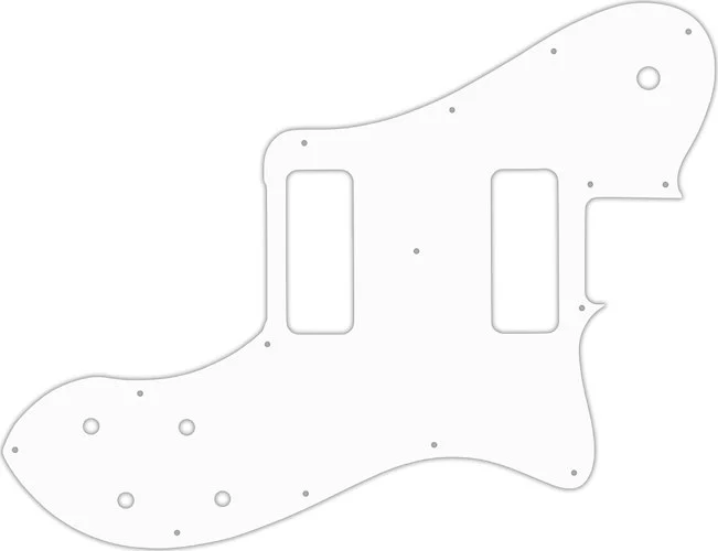 WD Custom Pickguard For Fender Classic Player Telecaster Deluxe Black Dove #02 White
