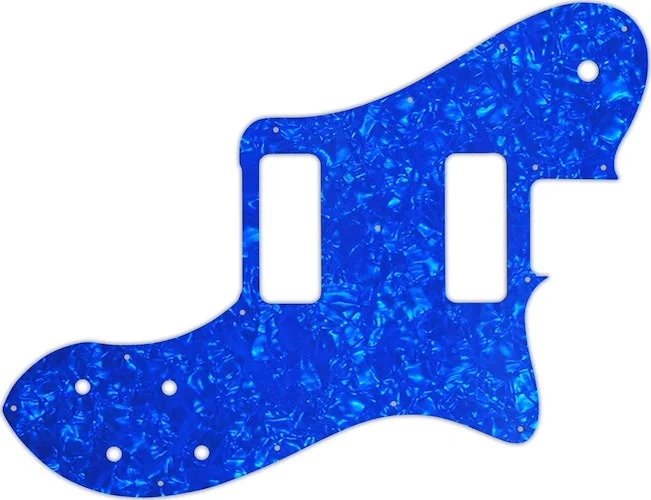 WD Custom Pickguard For Fender Classic Player Telecaster Deluxe Black Dove #28BU Blue Pearl/White/Bl