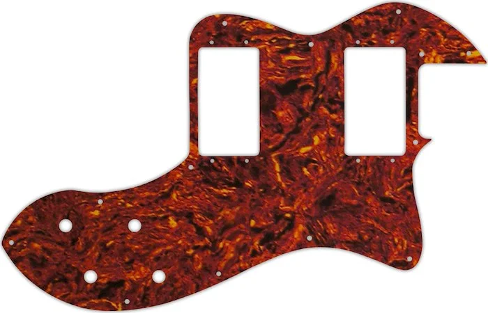 WD Custom Pickguard For Fender Classic Player Telecaster Thinline Deluxe #05P Tortoise Shell/Parchme