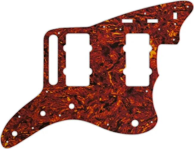 WD Custom Pickguard For Fender Classic Player Jazzmaster Special #05W Tortoise Shell/White