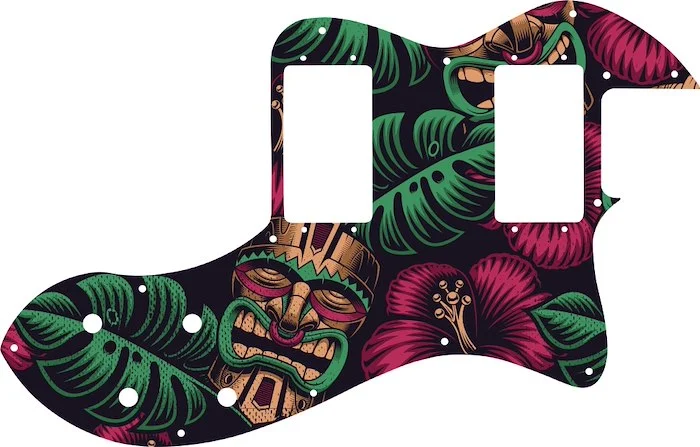 WD Custom Pickguard For Fender Classic Player Telecaster Thinline Deluxe #GAL01 Aloha Tiki Graphic