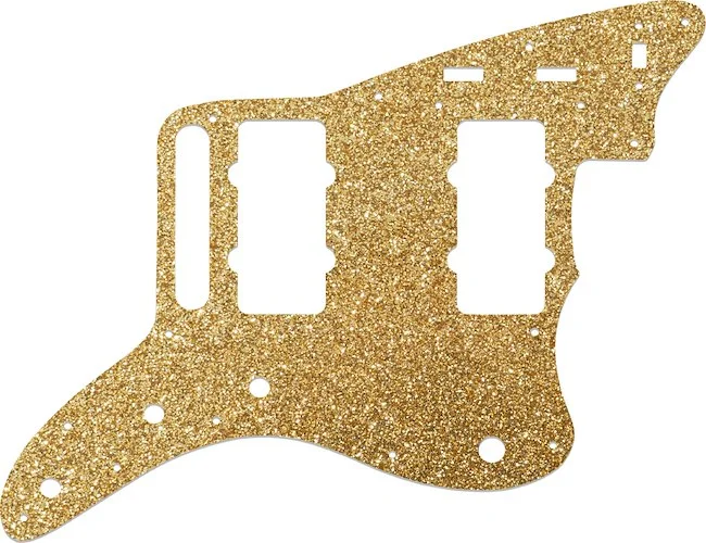WD Custom Pickguard For Fender Classic Player Jazzmaster Special #60RGS Rose Gold Sparkle 