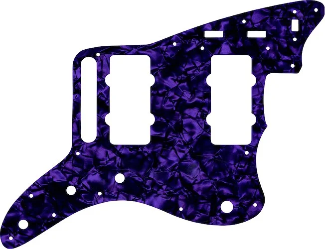 WD Custom Pickguard For Fender Classic Player Jazzmaster Special #28PR Purple Pearl