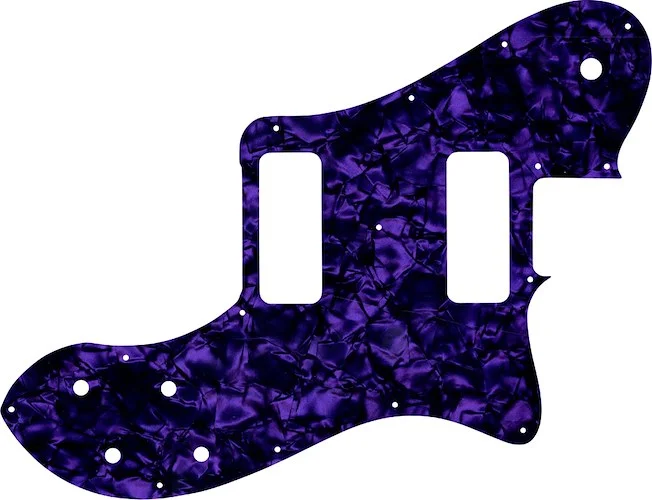 WD Custom Pickguard For Fender Classic Player Telecaster Deluxe Black Dove #28PR Purple Pearl