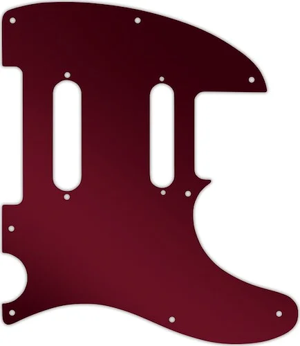 WD Custom Pickguard For Fender Deluxe Nashville Telecaster #10R Red Mirror