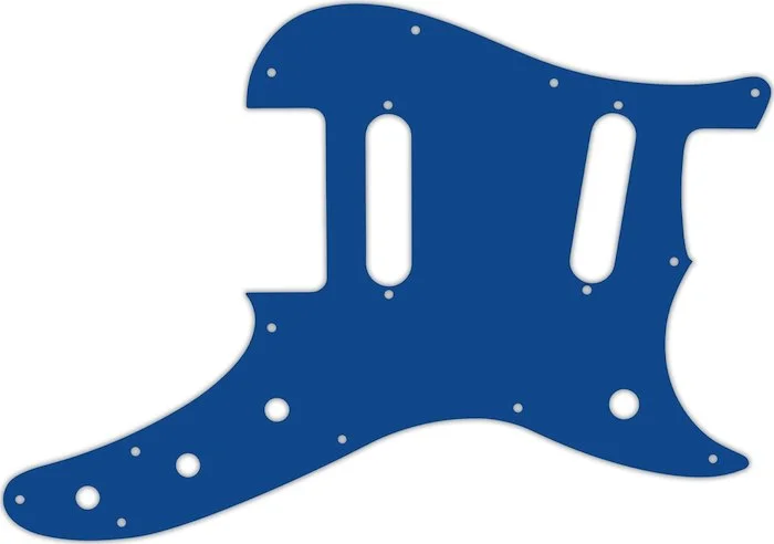 WD Custom Pickguard For Fender Duo-Sonic Offset SS #08 Blue/White/Blue