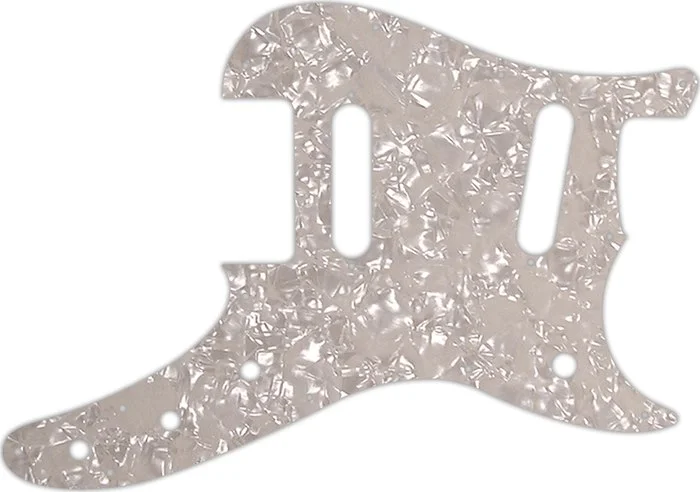 WD Custom Pickguard For Fender Duo-Sonic Offset SS #28A Aged Pearl/White/Black/White