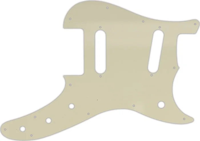 WD Custom Pickguard For Fender Duo-Sonic Offset SS #55T Parchment Thin