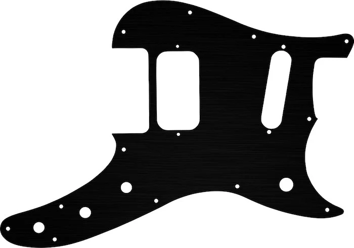 WD Custom Pickguard For Fender Duo-Sonic Offset HS #27T Simulated Black Anodized Thin