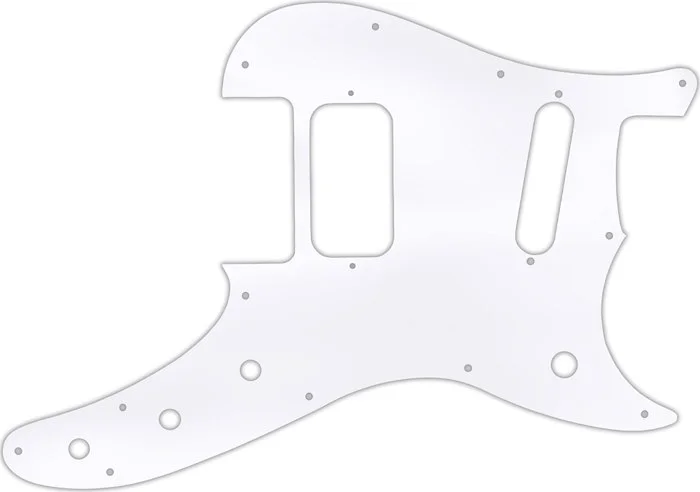 WD Custom Pickguard For Fender Duo-Sonic Offset HS #45T Clear Acrylic Thin