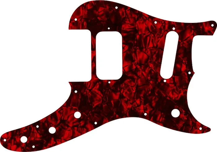 WD Custom Pickguard For Fender Duo-Sonic Offset HS #28DRP Dark Red Pearl/Black/White/Black