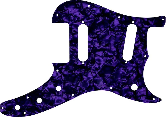 WD Custom Pickguard For Fender Duo-Sonic Offset SS #28PR Purple Pearl