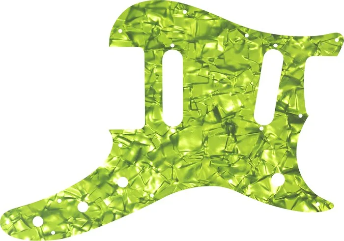 WD Custom Pickguard For Fender Duo-Sonic Offset SS #28LGR Lime Green Pearl