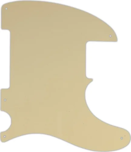 WD Custom Pickguard For Fender Esquire Or Telecaster #06 Cream