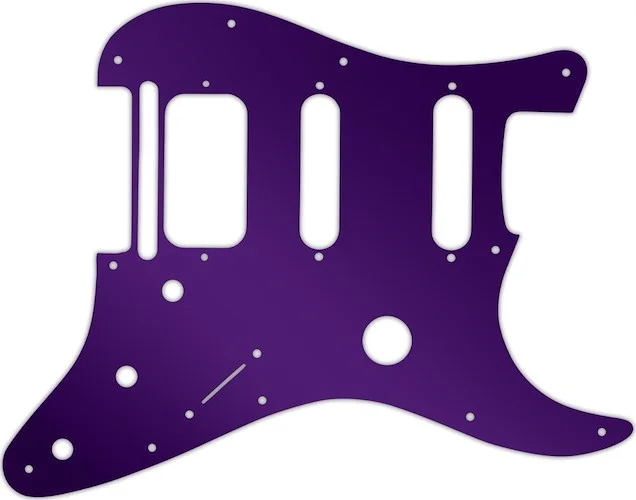 WD Custom Pickguard For Fender Fishman TriplePlay Stratocaster HSS #10PR Purple Mirror