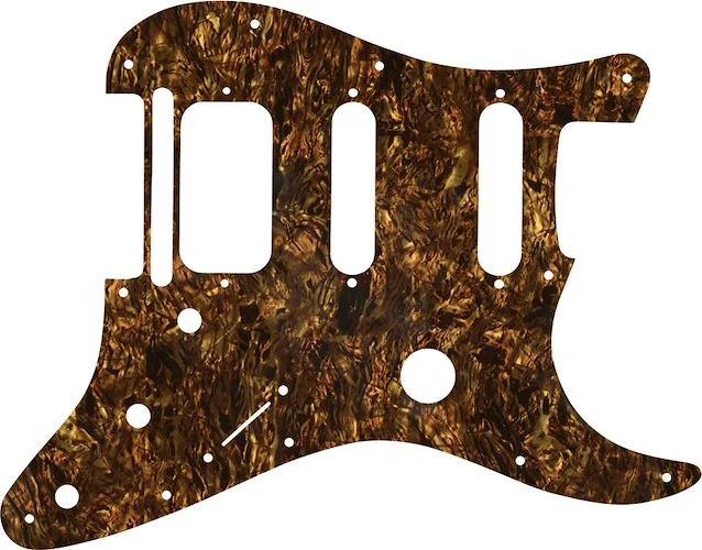 WD Custom Pickguard For Fender Fishman TriplePlay Stratocaster HSS #28TBP Tortoise Brown Pearl