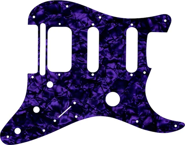 WD Custom Pickguard For Fender Fishman TriplePlay Stratocaster HSS #28PR Purple Pearl