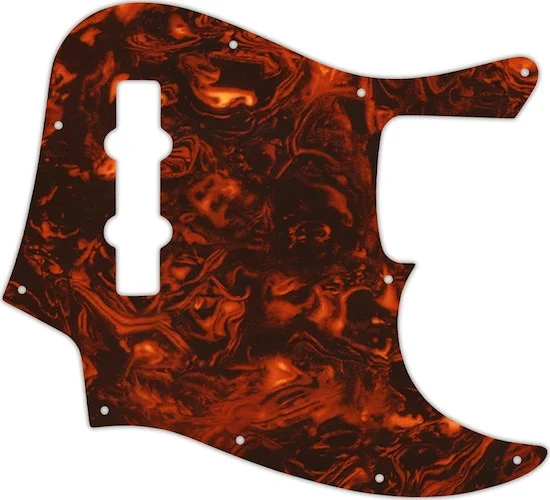 WD Custom Pickguard For Fender Highway One Jazz Bass #05F Faux Tortiose