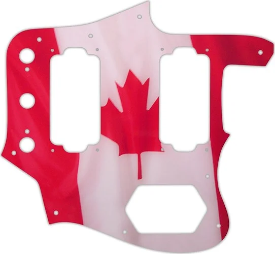 WD Custom Pickguard For Fender Jaguar Special Edition HH #G11 Canadian Flag Graphic