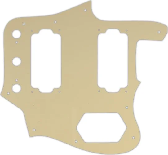 WD Custom Pickguard For Fender Jaguar Special Edition HH #06B Cream/Black/Cream