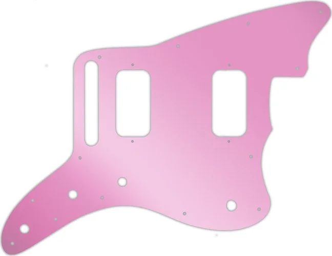 WD Custom Pickguard For Fender Jazzmaster HH #10P Pink Mirror