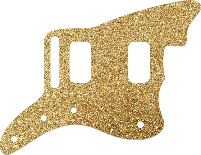 WD Custom Pickguard For Fender Jazzmaster HH #60RGS Rose Gold Sparkle 