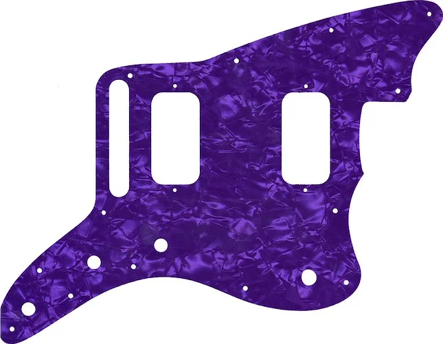 WD Custom Pickguard For Fender Jazzmaster HH #28PRL Light Purple Pearl