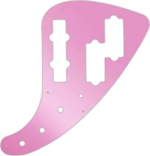 WD Custom Pickguard For Fender JP-90 Jazz Bass #10P Pink Mirror