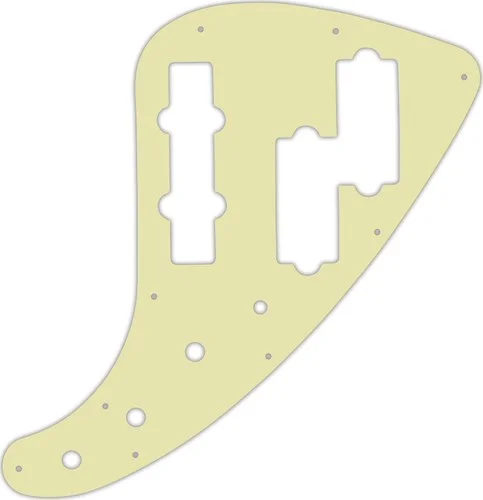 WD Custom Pickguard For Fender JP-90 Jazz Bass #34 Mint Green 3 Ply