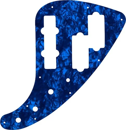 WD Custom Pickguard For Fender JP-90 Jazz Bass #28DBP Dark Blue Pearl/Black/White/Black