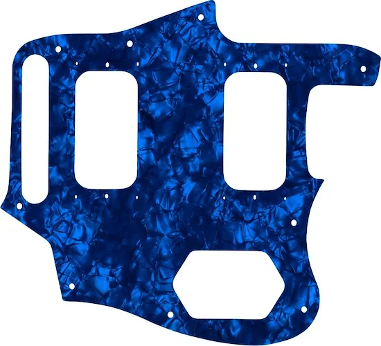 WD Custom Pickguard For Fender Kurt Cobain Signature Series Jaguar #28DBP Dark Blue Pearl/Black/White/Black