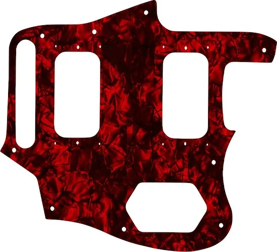 WD Custom Pickguard For Fender Kurt Cobain Signature Series Jaguar #28DRP Dark Red Pearl/Black/White/Black
