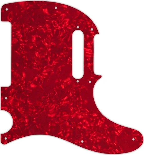 WD Custom Pickguard For Fender Limited Edition American Standard Double-Cut Telecaster #28R Red Pear