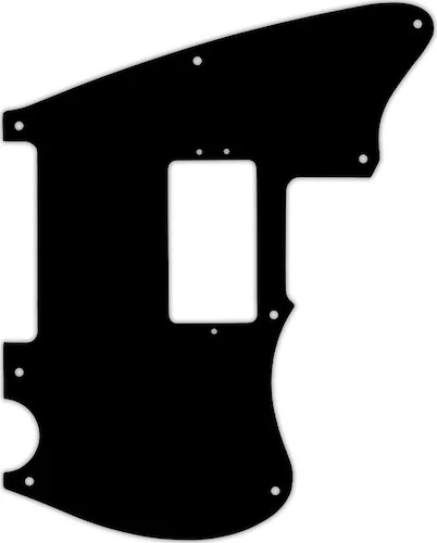 WD Custom Pickguard For Fender Limited Edition American Professional Offset Telecaster #39 Black/#06