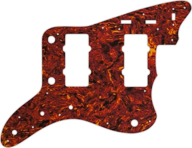 WD Custom Pickguard For Fender Made In Japan 1966-1968 Reissue Jazzmaster #05P Tortoise Shell/Parchm
