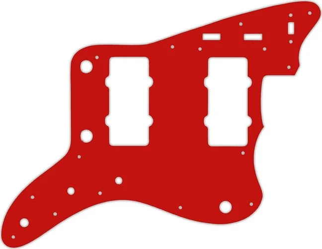 WD Custom Pickguard For Fender Made In Japan 1966-1968 Reissue Jazzmaster #07 Red/White/Red