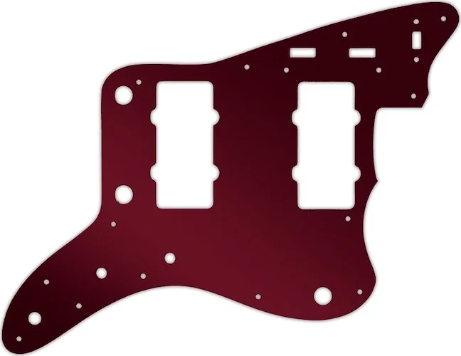 WD Custom Pickguard For Fender Made In Japan 1966-1968 Reissue Jazzmaster #10R Red Mirror
