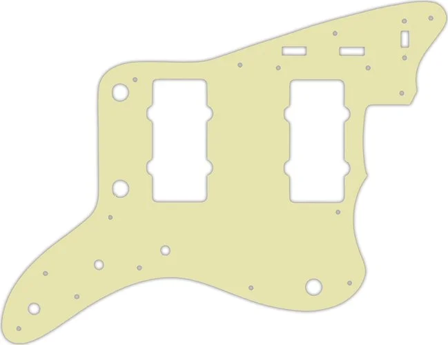 WD Custom Pickguard For Fender Made In Japan 1966-1968 Reissue Jazzmaster #34T Mint Green Thin