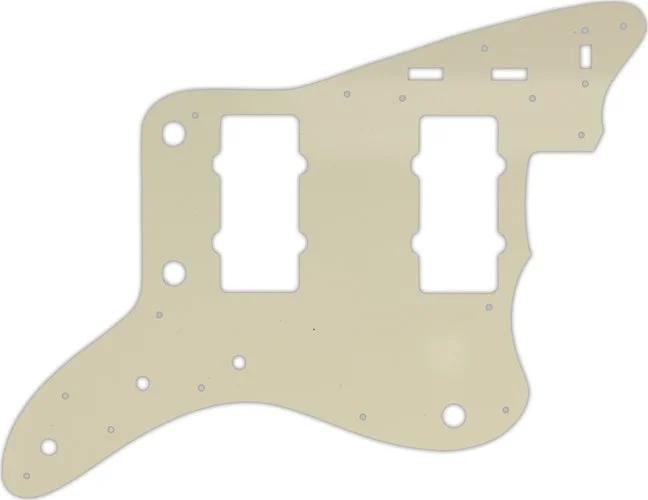 WD Custom Pickguard For Fender Made In Japan 1966-1968 Reissue Jazzmaster #55T Parchment Thin