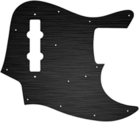 WD Custom Pickguard For Fender Made In Japan Jazz Bass #27 Simulated Black Anodized
